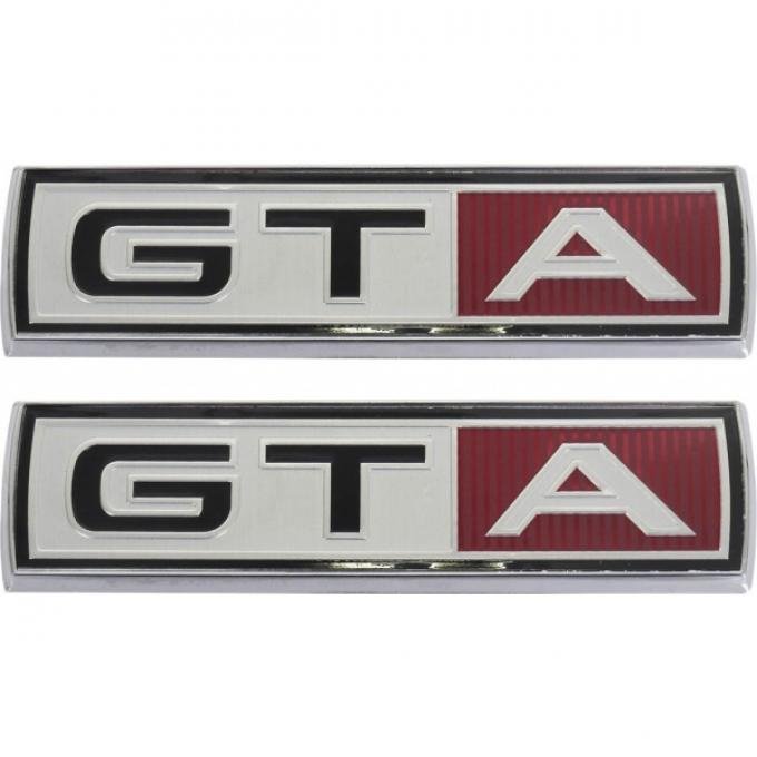 "GTA" Fender Emblem - Embossed Aluminum