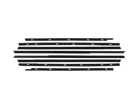 Belt Weatherstrip Kit - Front and Rear Door Windows - 8 Pieces