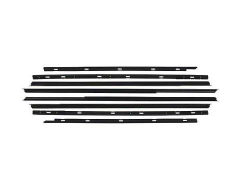 Belt Weatherstrip Kit - Front and Rear Door Windows - 8 Pieces