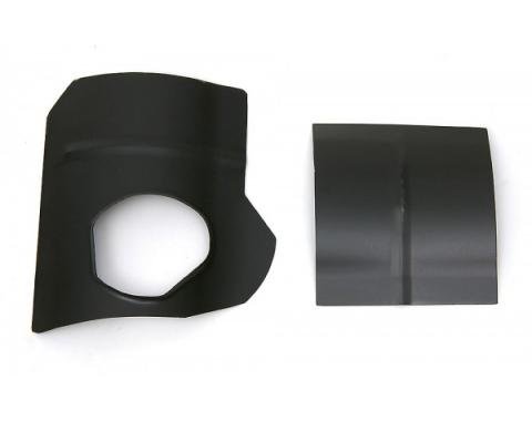 Full Size Chevy Rear Wheel Well Box Brace Covers, 1961-1964