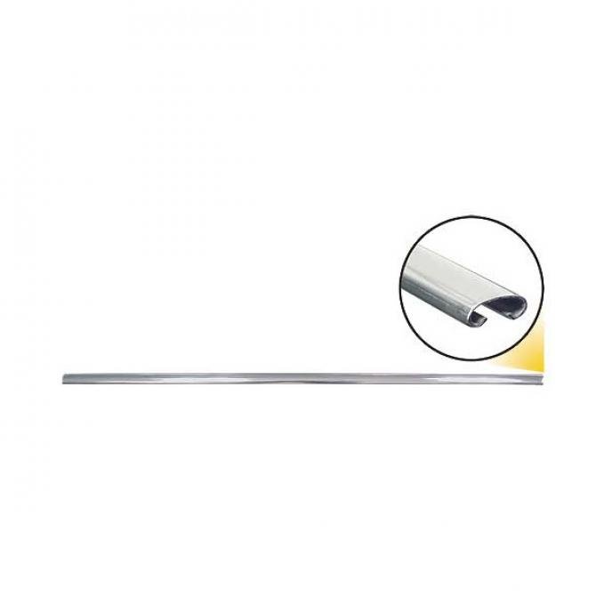 Hood Strip Hinge - Center - Stainless Steel - 33 - Ford Passenger