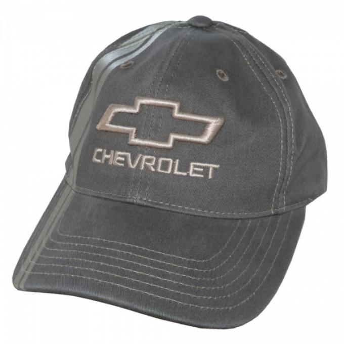 Chevy Bowtie Stripe Cap - Mocha