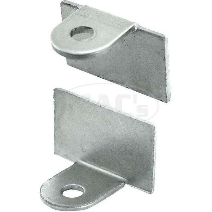 Model A Ford Door Check Arm Brackets - Front Door - Tudor Sedan & Fordor Sedan Except 1931 Slant Windshield