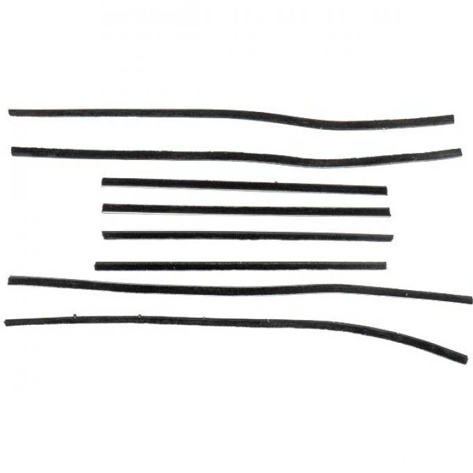 PUI 59 EDSEL 4 DR WAGON WINDO 201263 | Belt Weatherstrip Kit/ 8 Pcs/ Edsel 4dr Station Wagons