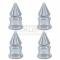 Chevy Or GMC Truck Valve Stem Caps, Chrome Spike, 1947-1987