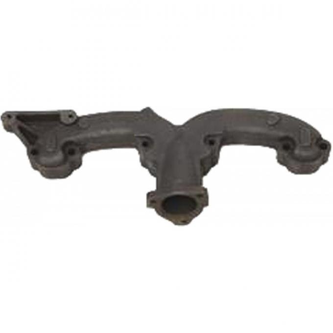 Full Size Chevy Exhaust Manifold, Rams Horn, With Generator Bracket, Small Block, 2, Left, 1958-1972