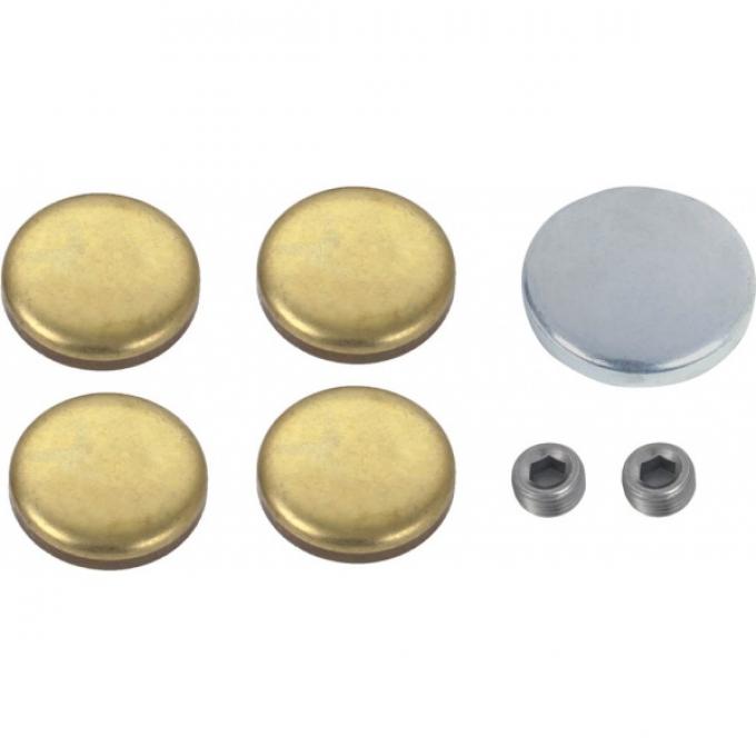 Soft Plug Set - Brass - 272 & 292 V8 - Ford