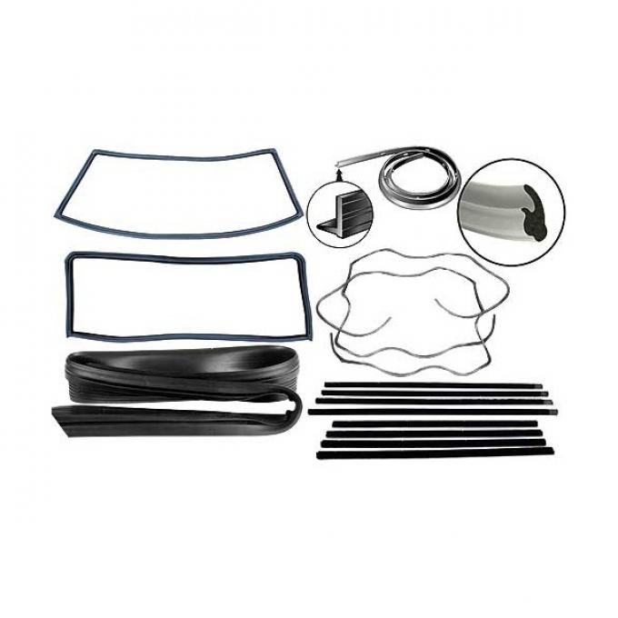 Weatherstrip Kit - Includes 7 Seals - Falcon 4-Door Sedan