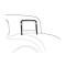 Model A Ford Door Window Channel Kit - Coupe - Rear Roll Down Window