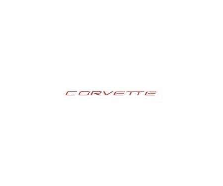 Corvette Decal Letter Set, 7.5" x .5", Red, 1997-2004