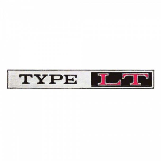 Camaro Rear Panel Emblem, Type LT, 1975-1976