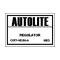 Voltage Regulator Decal - Without Air Conditioning - Without Air Conditioning