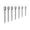 Cotter Pin Set - Plain Steel - 163 Pieces