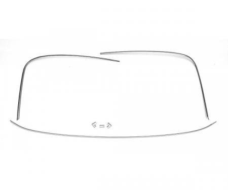 Chevy Truck Windshield Molding Set, 1971-1972