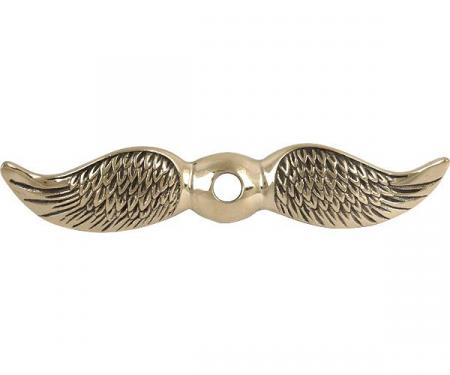 Model T Ford Radiator Cap, Brass, Model A Style Wings, For Motor Meter