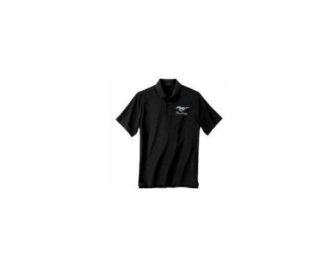 Men's Black Ford Mustang Polo