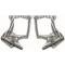 Ford Fairlane Billet Aluminum Hood Hinges, Machine Finish, 1963-1965