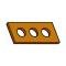 Ford Model T Radiator Leather Mounting Pad, 1915-1916