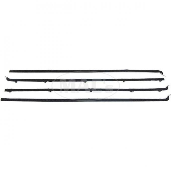 PUI 55-56 FORD RANCH WAGON,SEDAN 201265 | Belt Weatherstrip Kit - 4 Pieces - Ford Ranch Wagon