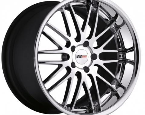 Corvette Wheel, Rear, Cray Hawk 18x10.5'' Chrome, 1984-2017