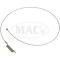 Convertible Tension Cables, Side, Pair, Fairlane, Cyclone, 1966-67