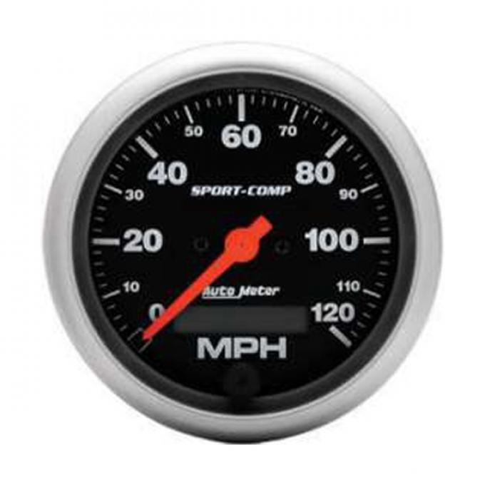 El Camino Speedometer, Electric, 120 MPH, Sport-Comp Series, AutoMeter, 1959-1987