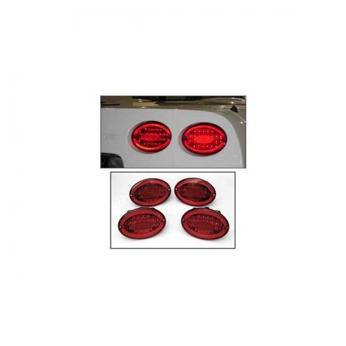 Corvette Taillight Kit, LED, 1997-2004