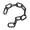 Model A Ford Pickup Bed Tailgate Chain - For Narrow Bed - 16 Links