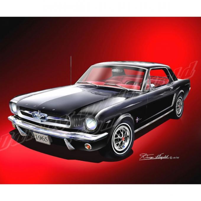 Mustang Coupe Fine Art Print By Danny Whitfield, 1965