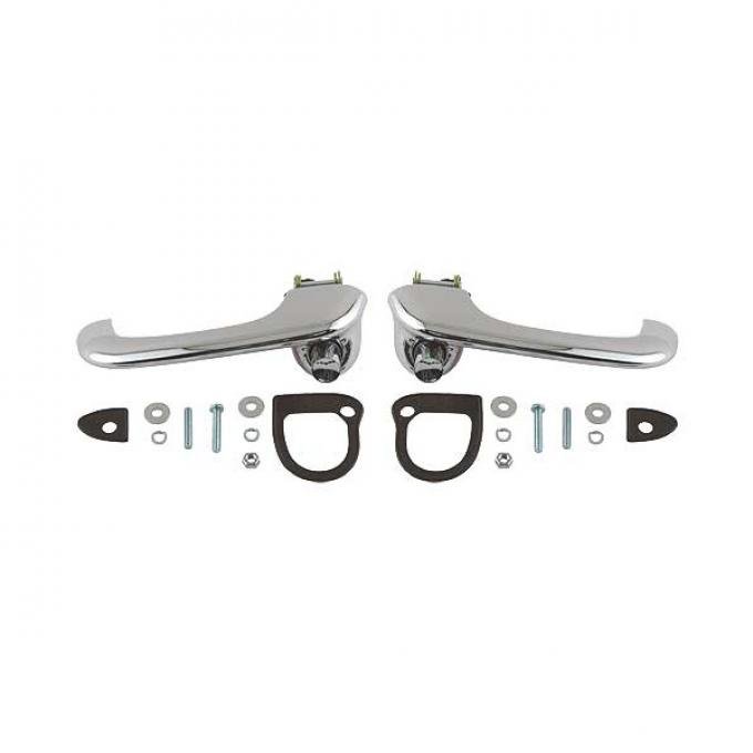 Outside Door Handle Set - Chrome - Right and Left