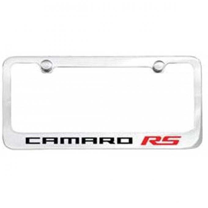 Camaro License Plate Frame, RS, 2010-2013