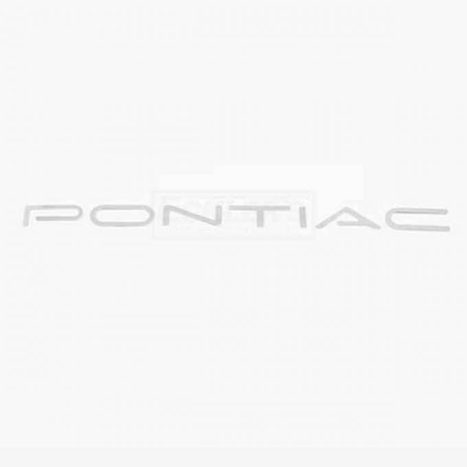 Firebird Rear Bumper Letters, PONTIAC, Polished Stainless, 1993-2002