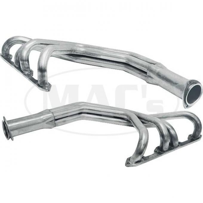 Ford Pickup Truck Exhaust Header Kit - Plain Steel - 239 OHV, 272 & 292 V8