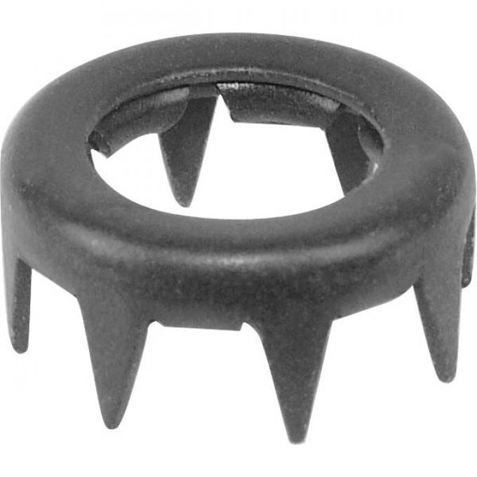 Ford Carpet Fastener - 8 Prong - Dark Finish Brass