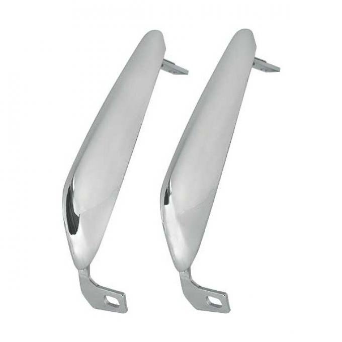 Ford Mustang Front Bumper Guards - Chrome