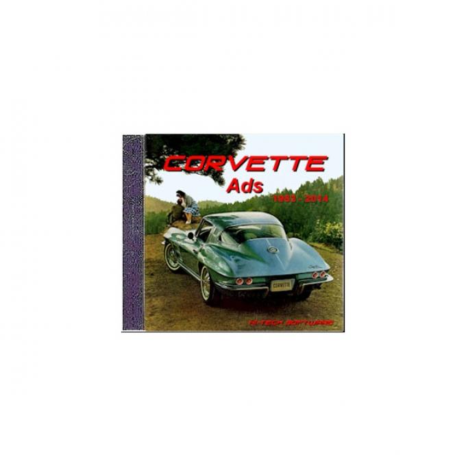 Corvette 1953-2014 Corvette Ads DVD-ROM