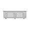 Model A Ford Pickup Bed Tailgate - Die Stamped - With Hinges - Original Type - For Wide Bed - 46-3/4