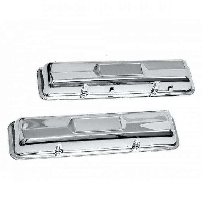 Full Size Chevy Valve Covers, Small Block, Chrome, 1958-1964