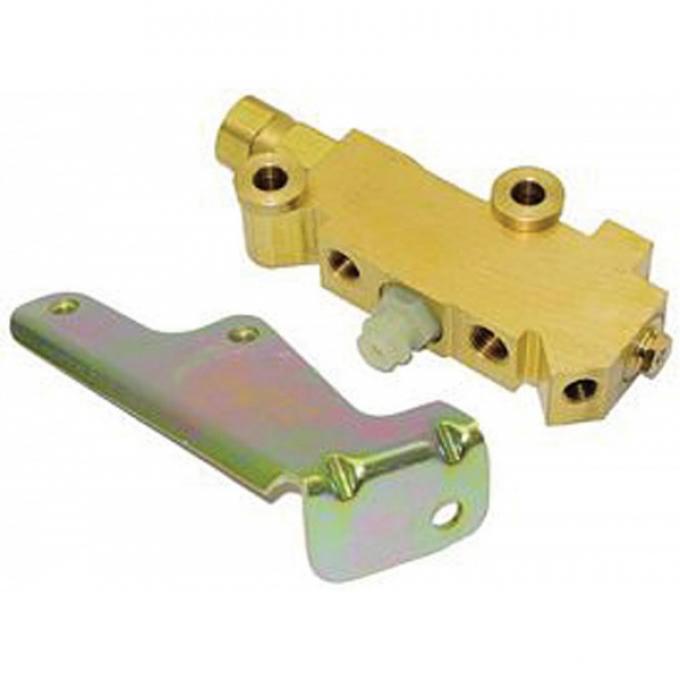 Camaro Proportioning Valve & Bracket Set, Disc Brake Conversion, 1967-1969