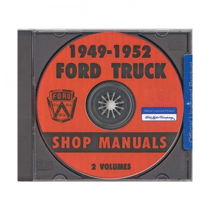 Ford Pickup Truck Shop Manual On CD