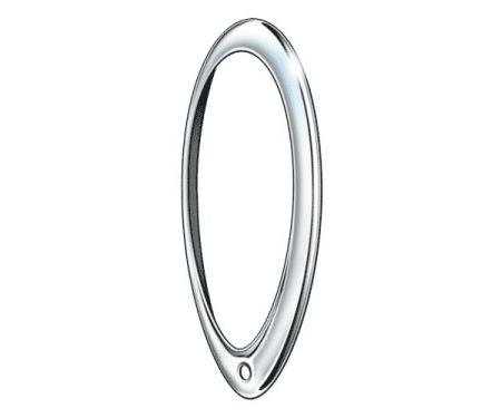 Tail Light Rim - Teardrop Style - Stainless Steel - Ford Passenger