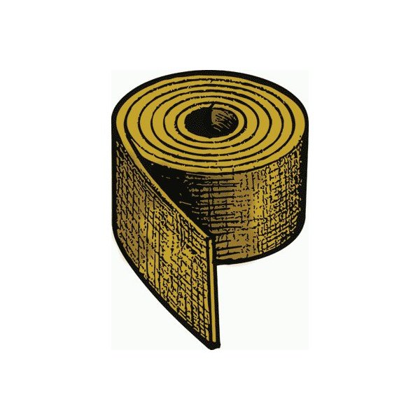 Glass Bedding, Cork & Rubber Compound, 1/16 Thick, 10' Roll, 195866