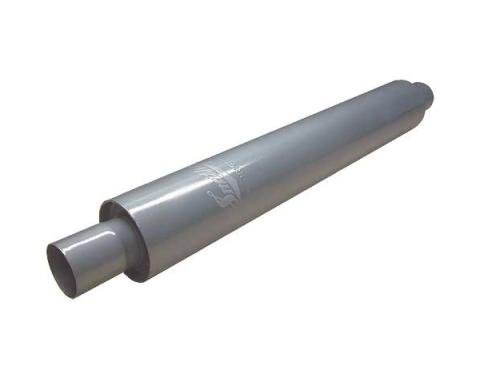 Smithy's Muffler, 26 Case, Fiberglass Packing, 3-1/2 Case Diameter, 2 Inlet and Outlet