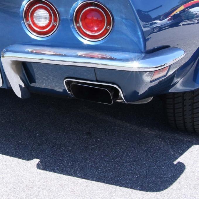 Corvette Rear Bumper, Replacement, Right, 1968-1973