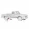 Chevy Or GMC Truck, Bedside Front Molding, Fleetside, Longbed, Right, 1967-1968
