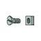 Ford Model T Radiator Shell Mounting Bolt Set, 1917