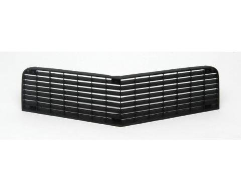 Camaro Upper Grille, Z28, Black, 1974-1977