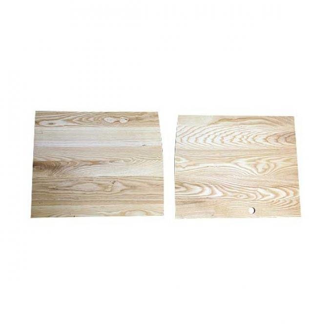 Model T Ford Rear Floor Board Set - 2 Pieces - Hardwood - For Touring Only