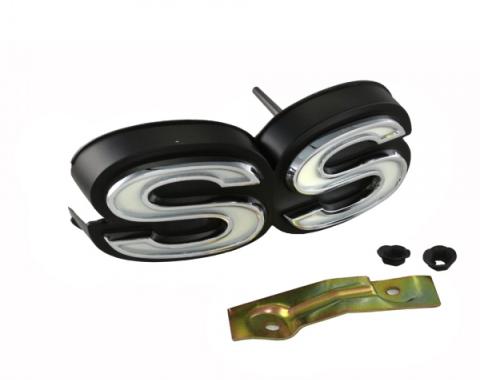 Chevelle Grille Emblem, Super Sport (SS), 1970