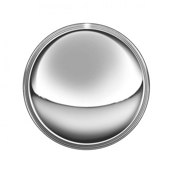 Hub Cap - Looks Like 1942 Mercury Hub Cap - Smooth Stainless Steel - 8-1/4 - Ford Passenger